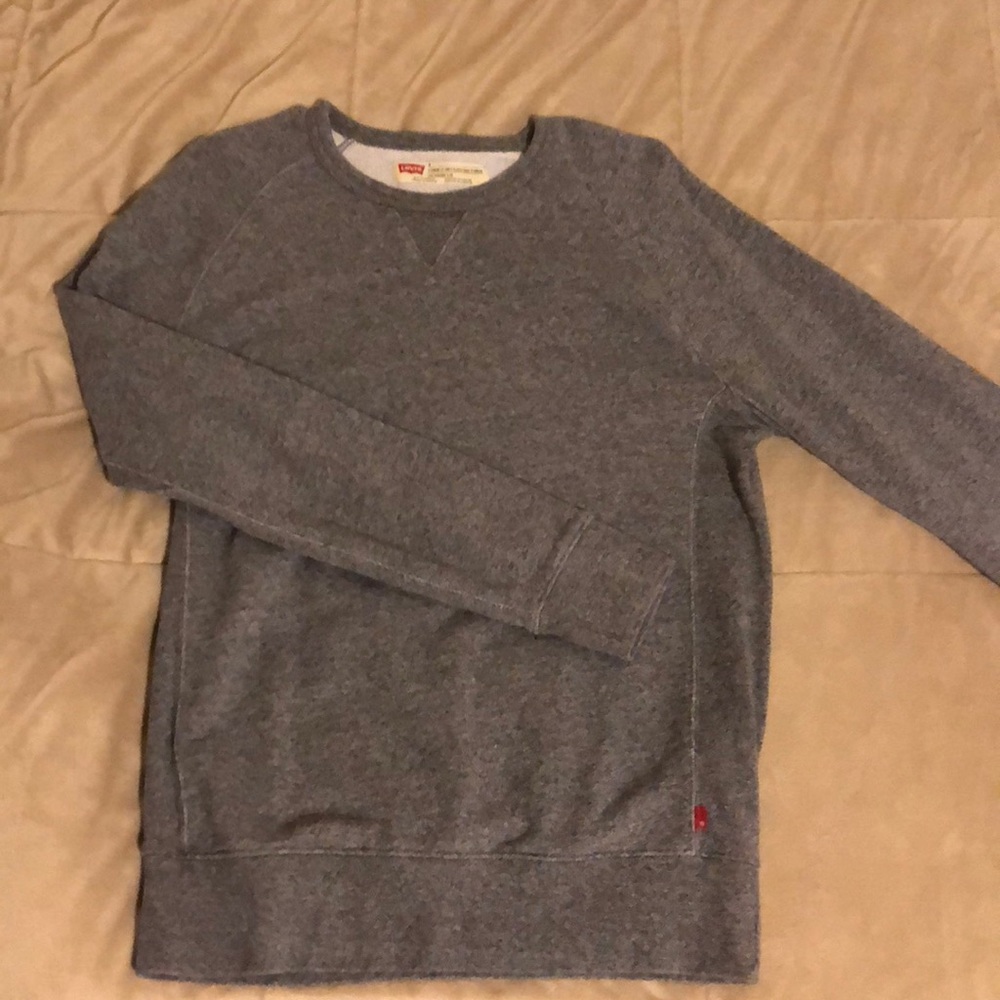 NEVER WORN Levi’s Grey Classic-fit sweatshirt